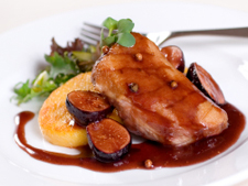 Pan Fried Duck Breasts with Red Wine and Orange Sauce