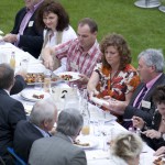 James Whelan Butchers Long Table Dinner 2008 - Birds Eye View of the Long Table Diners