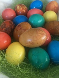 Painted Easter eggs