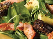 Warm Black Pudding & Bacon Salad