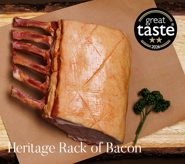 Heritage Rack of Bacon Great Taste Awards 2026 winner